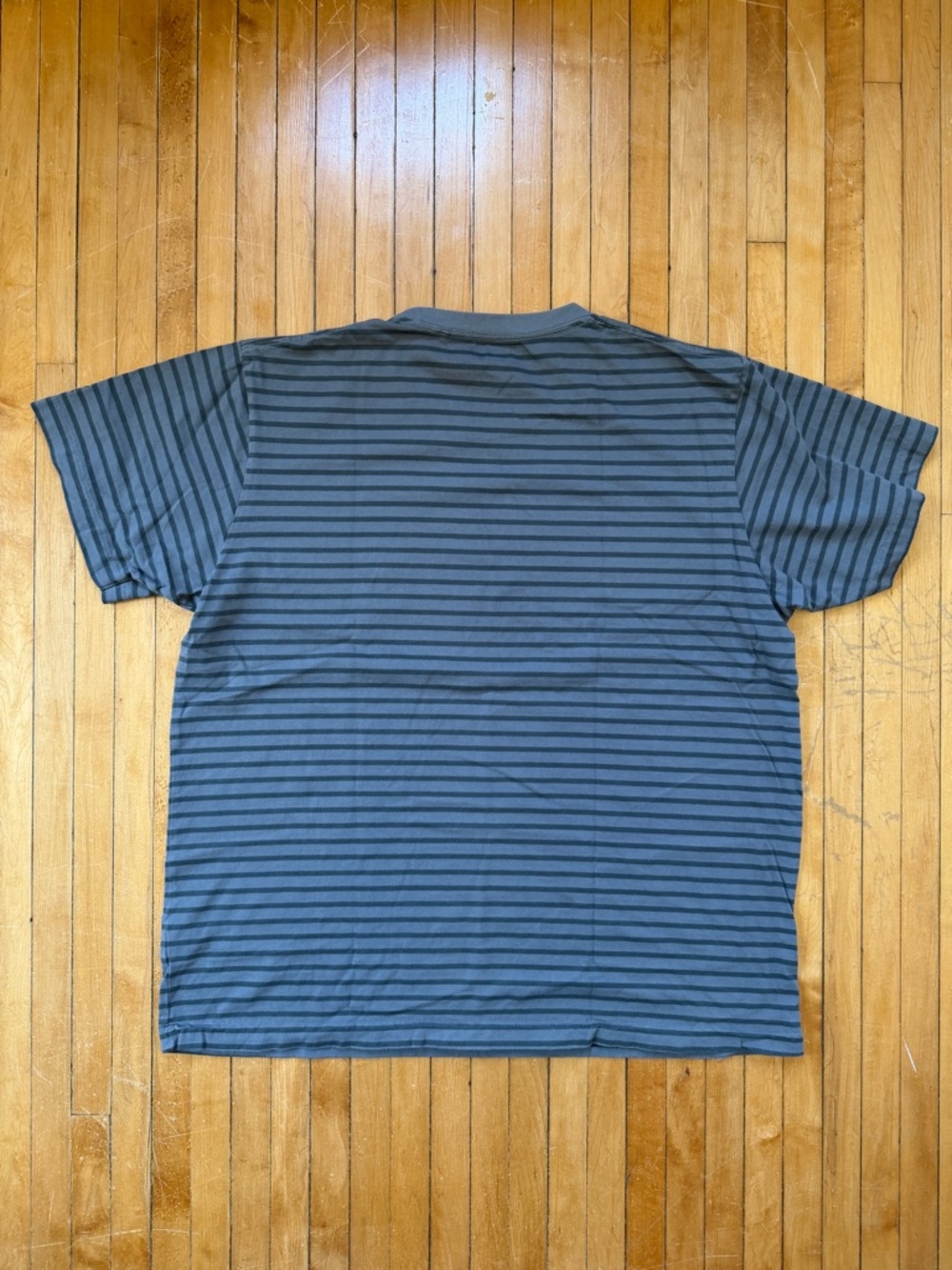 KAWS x Uniqlo BFF Striped Tee Dark Grey Unisex Sz. XL - Picture 6 of 7